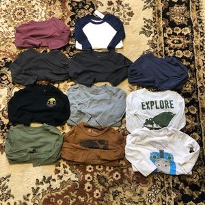 2T long sleeve shirts (11 total)